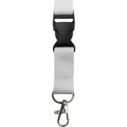 Polyester Dye Sub Lanyard With Buckle & Lobster Ring Close Up